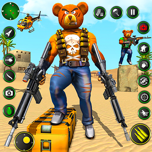 Teddy Bear Gun Shooting Game  Icon