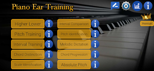Android application Piano Ear Training screenshort