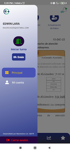 App screenshot