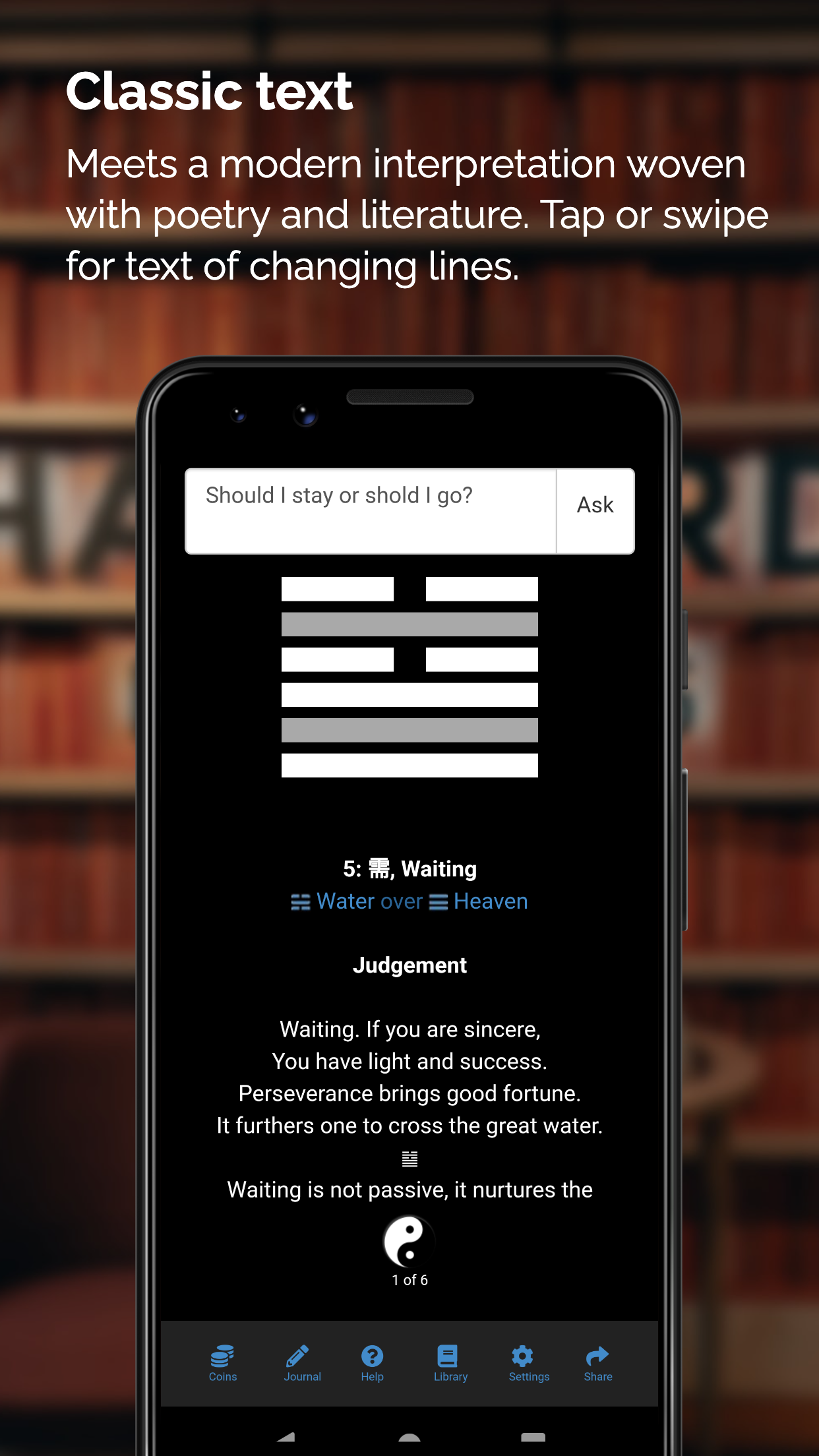 Android application I Ching: App of Changes screenshort