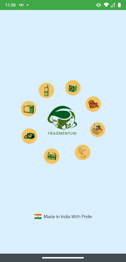 Android application Fragmentum screenshort