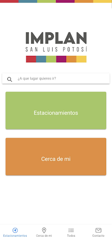 Android application E centro historico screenshort