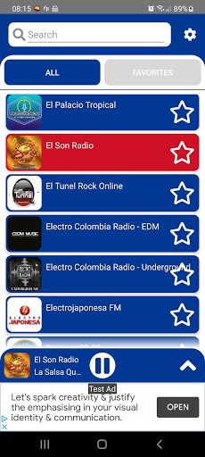 Android application Colombia Radios screenshort