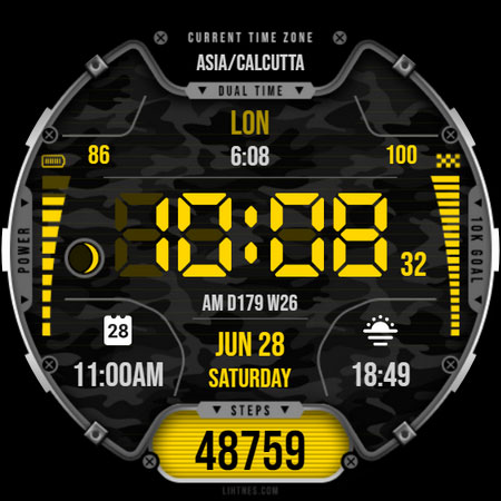 Dual-Time Watch Face 027 screenshot 8
