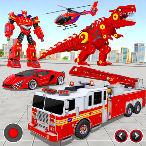 Fire truck store robot