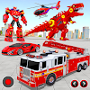 Fire Truck Robot Car Game icon