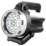 Powerfull LED flashlight with compass icon