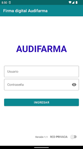 Android application Firma digital screenshort