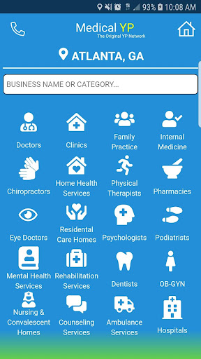 Android application Medical YP screenshort