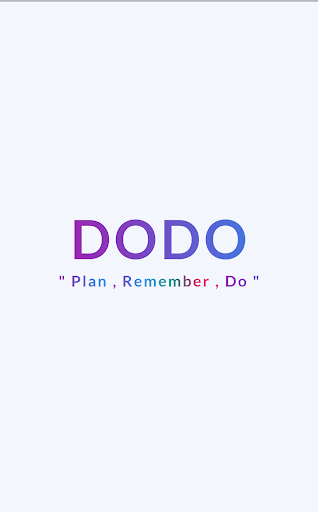Android application Dodo - Plan, Remember, Do screenshort