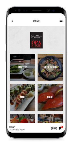 Opa Sushi Screen 2