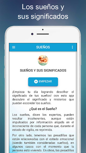 Android application Sueños y sus Significados screenshort