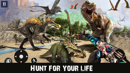 Dinosaur Hunter Sniper Shooter MOD APK (GOD MODE) 7