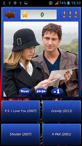 Kino quiz Screen 2