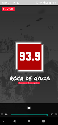 Android application Roca de Ayuda 93.9 Radio screenshort
