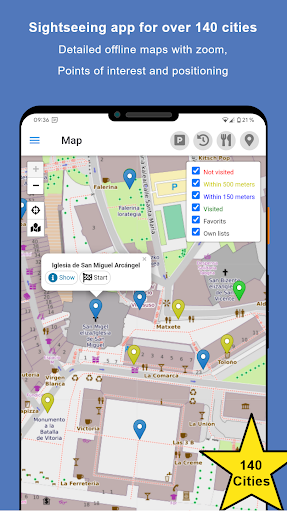 Android application Sightseeing Vitoria-Gasteiz screenshort