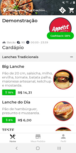 Loja Appétit Screen 2