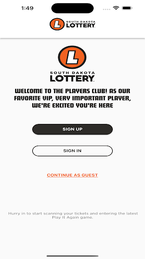South Dakota Lottery Screen 2