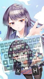 Kawaii Komi San Keyboard Theme