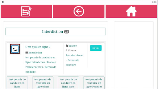 Examen Permis Conduire France