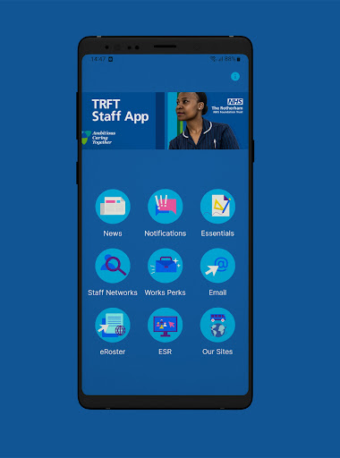 Android application TRFT Staff App screenshort