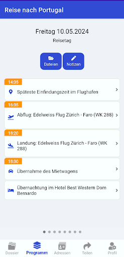 Android application ABS Travel App screenshort