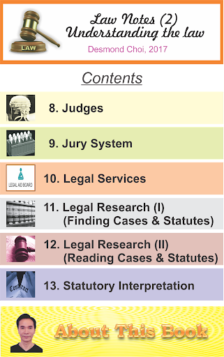 Android application The Basics Of Legal Studies 2 screenshort