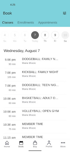 Screenshot of M7 Sports Pittsburgh