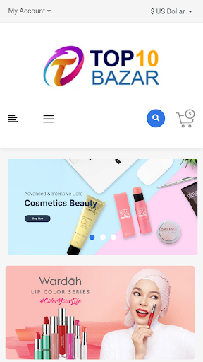 Android application Top10 Bazar screenshort