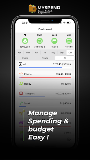 MySpend:Money & Budget Planner Screen 3