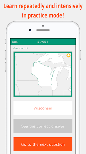 50 State Shapes Screen 2