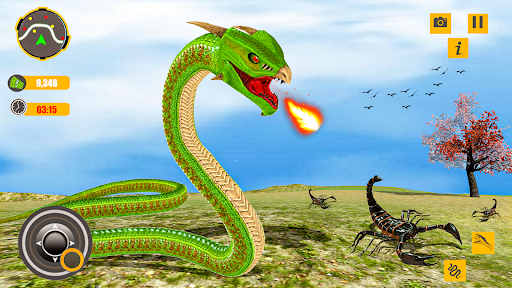 Android application Anaconda Snake Simulator Games screenshort