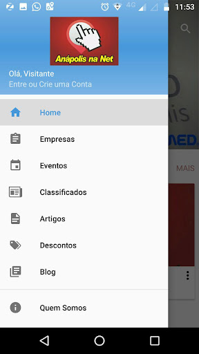 Android application Guia Anápolis na Net screenshort