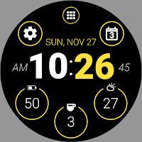 Minimal Watch Face by HuskyDEV