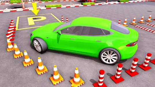 Real Tesla Car Parking 3D Game