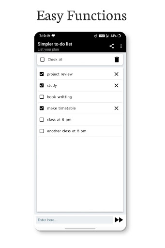 DoNow - Simpler todo list Screen 3