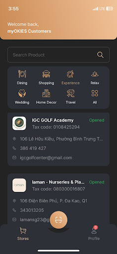 Android application myOKIES screenshort