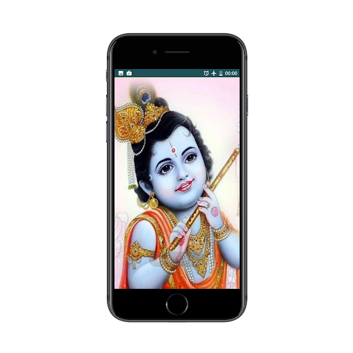 Android application krishna mantra audio app in hi screenshort
