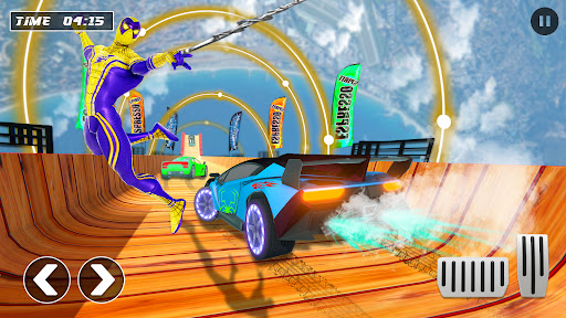 Spider Superhero GT Car Games Screen 2