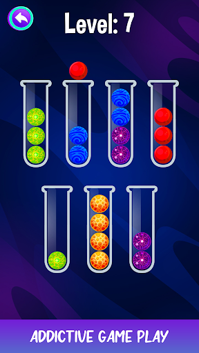 Ball Sort Color Puzzle Game Screen 3