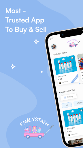 Android application FamilyStash screenshort
