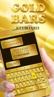 Luxury Golden Keyboard Theme for Android