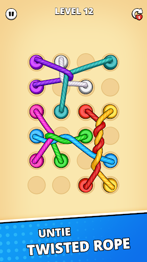 Rope Puzzle: Twisted Master 3