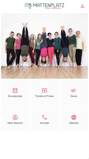 Android application Mattenplatz screenshort