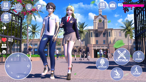 Android application Indonesia School Simulator 3D screenshort