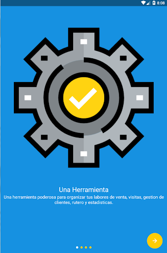 Android application Evotiendas Asesor screenshort