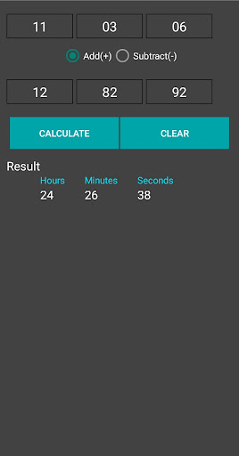 Time Duration Calc Screenshot