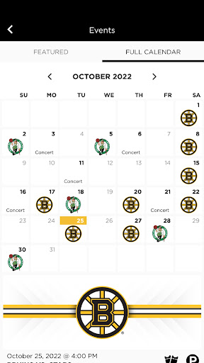 TD Garden Hub Screen 2