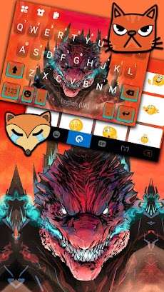最新版、クールな Angry Monster のテーマキーボのおすすめ画像3