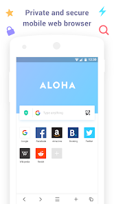 Aloha Browser Lite - Private browser and free VPN  screenshots 1